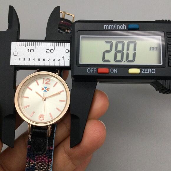 Canyon Sky Women's Watch 28mm Gold Tone Multi Color Woven Band Southwest NWOT - Picture 14 of 15